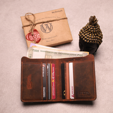 Load image into Gallery viewer, Luxury Personalized Handcrafted Genuine Leather Men’s Wallet | Perfect Gift for Him ( style ID 25 )
