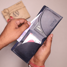 Load image into Gallery viewer, Stylish Handcrafted Leather Wallet and Pen Combo | Premium Personalized Gift Combo for your Loved one&#39;s (STYLE ID #23)
