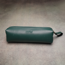 Load image into Gallery viewer, Perfect Gift for corporate &amp; Office – Customized Leather Pouch with Name &amp; Charm
