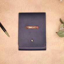 Load image into Gallery viewer, Luxury Personalized Gift – Premium Leather Notepad with Name
