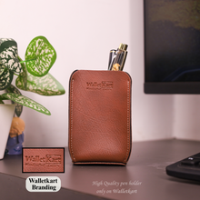 Load image into Gallery viewer, Premium Office &amp; Desk Essential – Personalized Premium Leather Pen Holder
