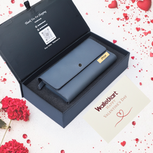 Load image into Gallery viewer, Celebrate Love – Valentine Personalized Women’s Clutch with Custom Name Plate
