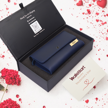 Load image into Gallery viewer, Celebrate Love – Valentine Personalized Women’s Clutch with Custom Name Plate
