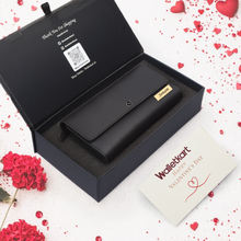 Load image into Gallery viewer, Celebrate Love – Valentine Personalized Women’s Clutch with Custom Name Plate
