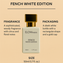 Load image into Gallery viewer, ELOW PARIS FENCH WHITE EDITION | Long Lasting Perfume for Man | E50ml
