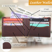 Load image into Gallery viewer, Personalized Handcrafted Leather Wallet &amp; Pen | Perfect Gift for Every Occasion
