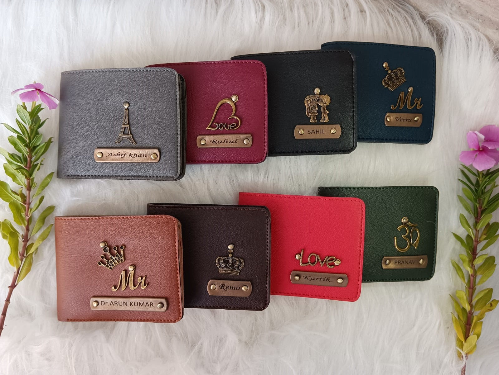 Personalized Men's Wallet with Name & Charm – WalletKart.in