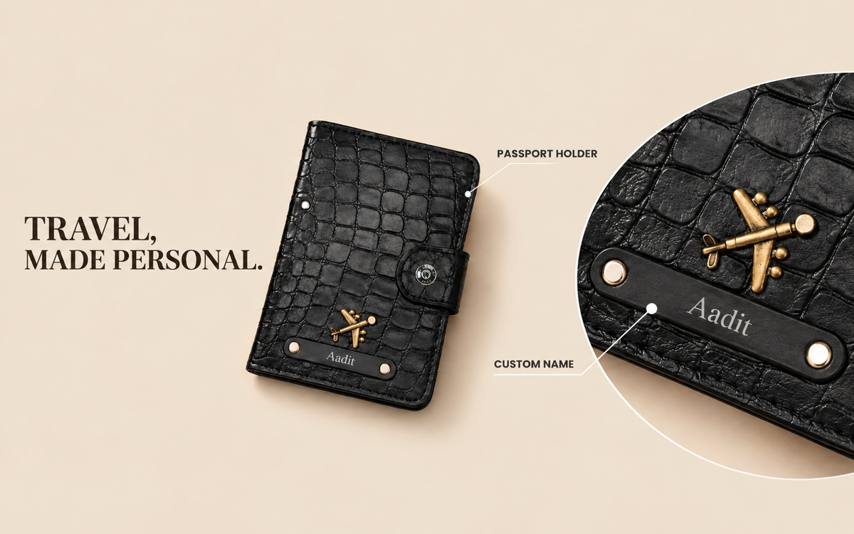 Travel in Style with a Personalized Passport Holder