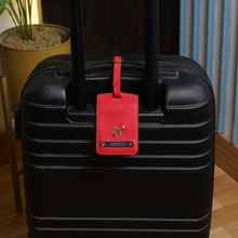 Load image into Gallery viewer, Personalised Luggage Tag with Name &amp; Charms
