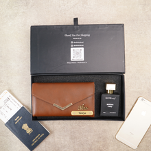 Load image into Gallery viewer, Personalized Clutch with Parfume | Personalized Love Gifts for Girlfriend | Best Custom Gift for Her | Romantic Gifts for Wife with Name | Gift for Wife Birthday
