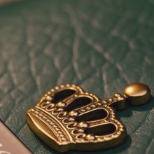 Load and play video in Gallery viewer, Personalised Leather Men's Wallet with Name &amp; Charm, Perfect Gift option for boyfriend &amp; Husband
