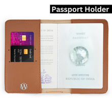 Load image into Gallery viewer, Personalized Passport Cover with Name &amp; Charm
