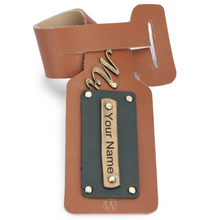 Load image into Gallery viewer, Luggage Tag with Name &amp; Charm

