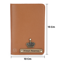 Load image into Gallery viewer, Personalized Passport Cover with Name &amp; Charm
