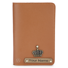 Load image into Gallery viewer, Personalized Passport Cover Couple Combo with Name &amp; Charm
