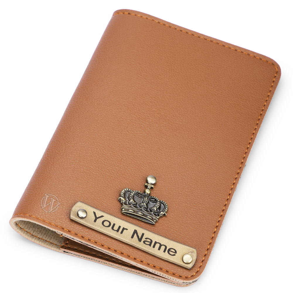 Personalized Couple Passport Cover Combo with Name & Charm – WalletKart